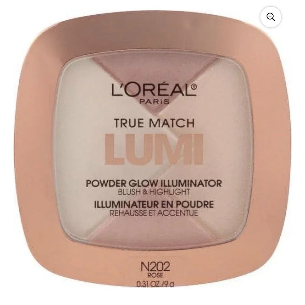 L'Oreal Paris True Match Lumi Powder Glow Illuminator Blush Highlight N202 Rose